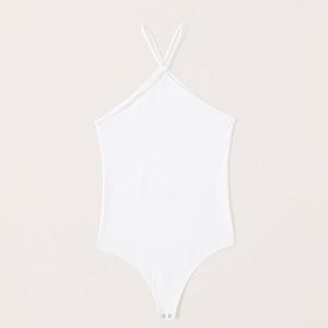 Abercrombie & Fitch White Body Suit, Size S